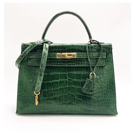 hermes alligator skin bag|Hermes kelly crocodile bag.